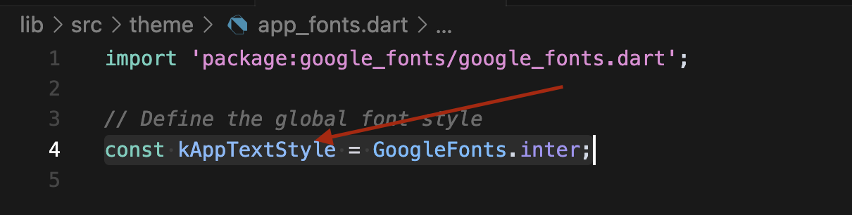 Font Configuration